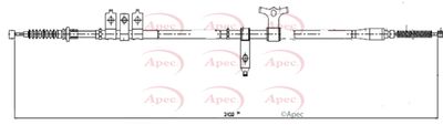 APEC Brake Cable CAB1600