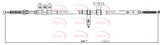APEC Brake Cable CAB1600