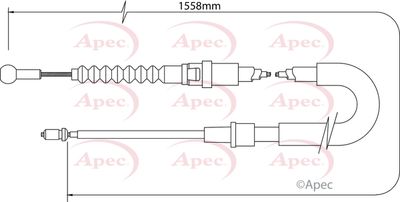APEC Brake Cable CAB1547