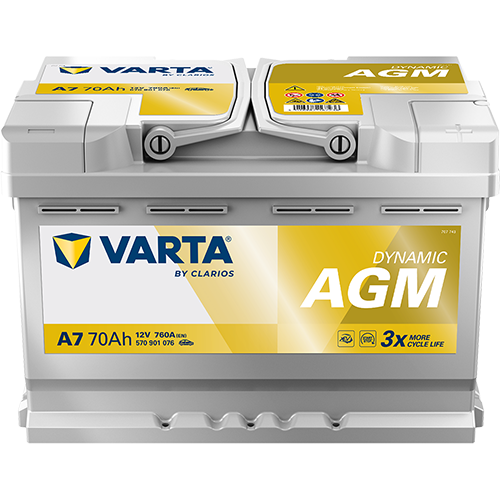 Varta A7 AGM 096 Start Stop Car Battery