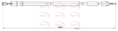 APEC Brake Cable CAB1621
