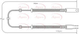 APEC Brake Cable CAB1392