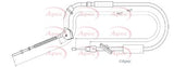 APEC Brake Cable CAB1129