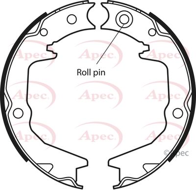 APEC Brake Shoes SHU651