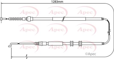 APEC Brake Cable CAB1523