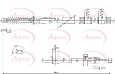 APEC Brake Cable CAB1345