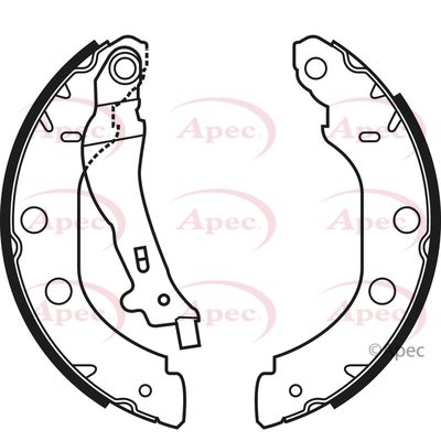 APEC Brake Shoes SHU580