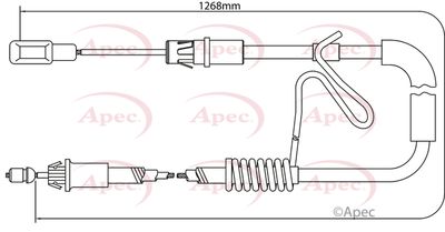 APEC Brake Cable CAB1191