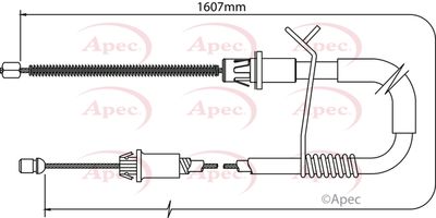 APEC Brake Cable CAB1178