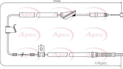 APEC Brake Cable CAB1207