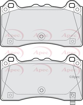 APEC Front Brake Pads PAD2185