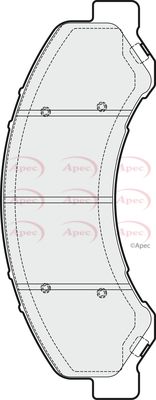 APEC Brake Pad PAD1888