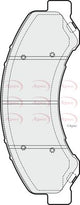 APEC Brake Pad PAD1888
