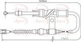 APEC Brake Cable CAB1508