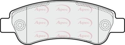 APEC Rear Brake Pads PAD1589