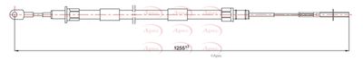 APEC Brake Cable CAB1222