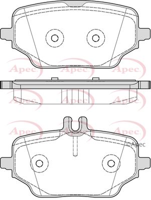 APEC Rear Brake Pads PAD2393