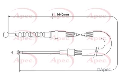 APEC Brake Cable CAB1014