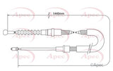 APEC Brake Cable CAB1014