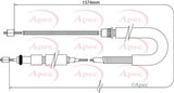 APEC Brake Cable CAB1336