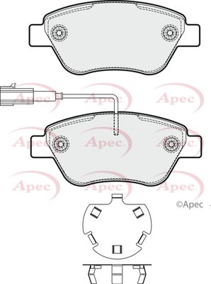 APEC Front Brake Pads PAD1775