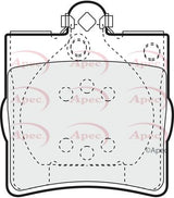 APEC Rear Brake Pads PAD1063