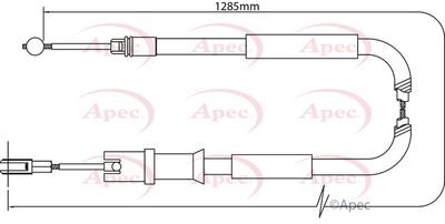 APEC Brake Cable CAB1293