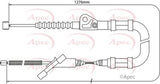APEC Brake Cable CAB1437