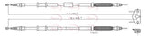 APEC Brake Cable CAB1461