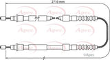 APEC Brake Cable CAB1106