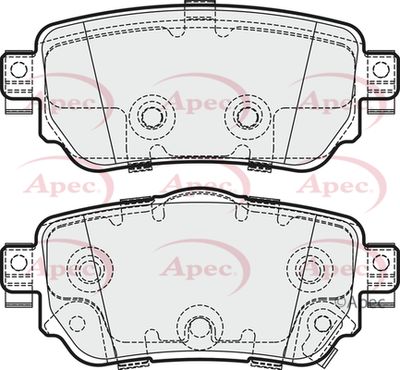 APEC Rear Brake Pads PAD2013