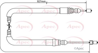 APEC Brake Cable CAB1050