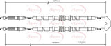 APEC Brake Cable CAB1497