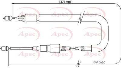 APEC Brake Cable CAB1355