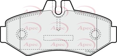 APEC Rear Brake Pads PAD1104