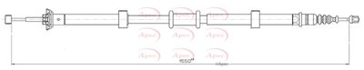 APEC Brake Cable Rear R CAB1760