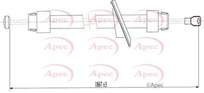 APEC Brake Cable CAB1088
