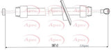 APEC Brake Cable CAB1088