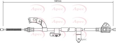 APEC Brake Cable CAB1036