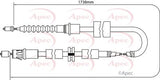 APEC Brake Cable CAB1163
