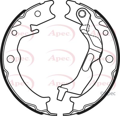 APEC Brake Shoes SHU730