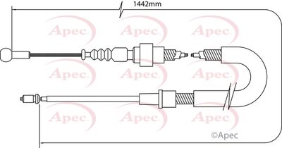 APEC Brake Cable CAB1040