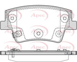 APEC Rear Brake Pads PAD2387
