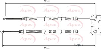 APEC Brake Cable CAB1132