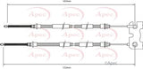 APEC Brake Cable CAB1132
