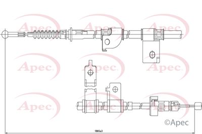 APEC Brake Cable CAB1515