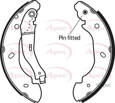 APEC Brake Shoes SHU637