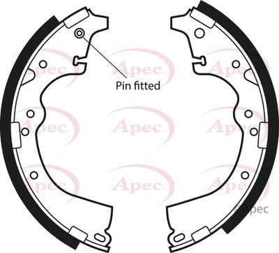 APEC Brake Shoes SHU425