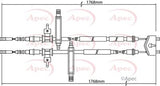 APEC Brake Cable CAB1146