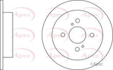 APEC Brake Disc DSK2659